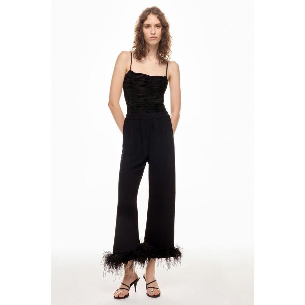 Sleeper Party Pajama Pant with Feathers Size XS with Missing Feathers
